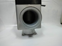 Agilent Varian NW40-A/O Pneumatic Vacuum Valve Block L6281-333 Aluminum Semicon