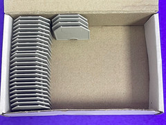 Telemecanique AB1AC24 End plate for 2.5/4mm Terminal Blocks, Grey [Lot of 28]