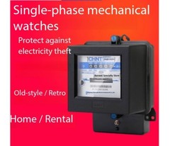 Single-phase 220V Residential Electric Meter for Rental Properties—mechanical