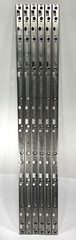 (Qty 6) Corning Repl Channel Bars for Fiber Closures, 5x Threaded, 1x Unthreaded