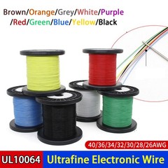PTFE Cable Wire 26-40 AWG Electronic Wire Flexible Tinned Copper Cable UL10064