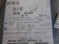Sumitomo 71-94-5213-6074 Sumitube B2 3in x 4ft Heat Shrinkable Tubing Qty. 40ft