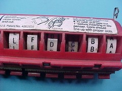 3M SCOTCHCODE WIRE MARKER TAPE DISPENSER AND TAPE 9 ROLLS SD