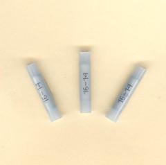 50 Blue NYLON Insulated BUTT Terminal Connector #16-14 Wire Gauge AWG MOLEX USA
