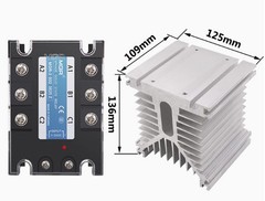 1x NEW FOR MGR Three Phase Solid State Relays DC-AC 25A MGR-3 032 3825Z 3-PHA