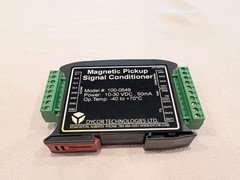 Dycor Magnetic Pickup Signal Conditioner 100-0649 10-30VDC 4 Channel DIN Rail
