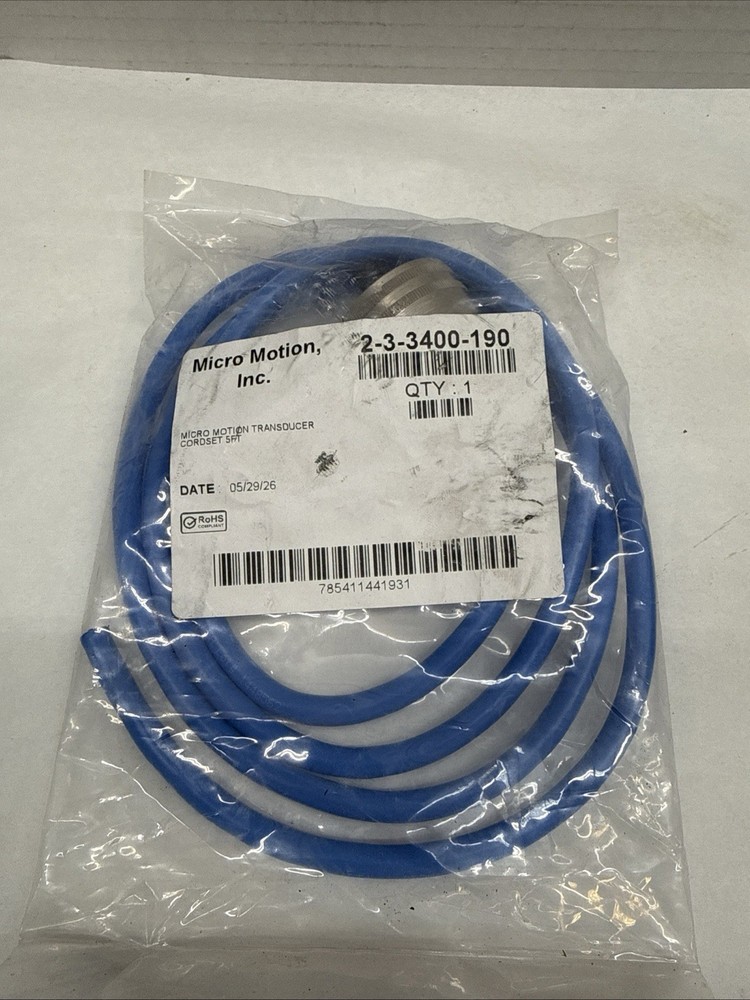 Transducer Cordset 2-3-3400-190 5’ft Daniels Inc