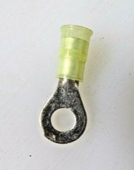 12-10 AWG PARTIALLY INSULATED CRIMP CONNECTION CIRCULAR RING TERMINAL 5/16″ LOT4