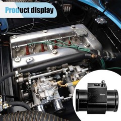 3PCS Auto Water Temp Joint Pipe, Sensor Gauge Radiator Hose Adapter Size: 38MM