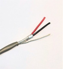 Quabbin Wire 0165 20 AWG 2C Shielded PLTC Tray Cable eq. Belden 9320 50 feet