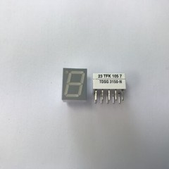 TDSG 3150-N TFK 7 SEGMENT LED DISPLAY SINGLE DIGIT 0.3″ COMMON ANODE GREEN x5PCS