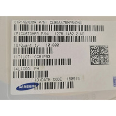 GRM155R61A475MEAAD Capacitor 4.7Uf 10V X5R 0402 Telit 15520 Units