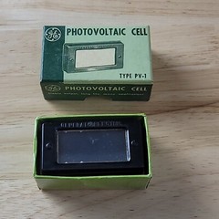 1940’s General Electric PHOTOVOLTAIC CELL Type 8PV-1 AAB NIB