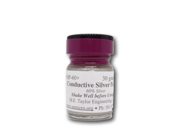 CONDUCTIVE-60%+ SILVER INK, 28 grams, brush in cap
