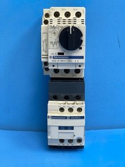 Lot Of 5 Telemecanique GV2-P08H7 2.5-4A Motor Circuit Breaker w/ LC1D12 25A