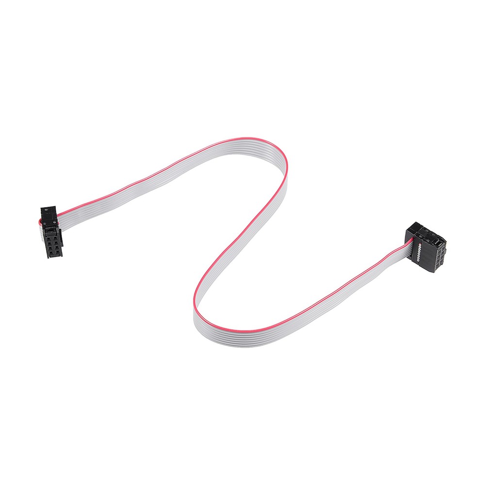 5 Pack Long 30CM 2.54MM Flat Ribbon Cable IDC 8 Pin Connector