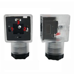 Replacement Electrical Solenoid Valve Coil 4 Pin Plug Connector 12V 24V 220V