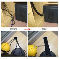 Neat and Tidy Wire Organizer Flexible Neoprene Cable Management Sleeve
