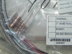 SHIBAURA Y013318 ELECTRODE WIRE ASSY DAL500-800SVSH HEAT RESISTANT WIRE, w Elbow