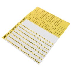 10 Sheet Circuit Breaker Panel Label Markers Electrical Adhesive Labels
