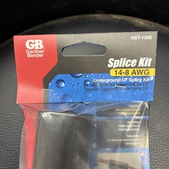 Gardner Bender HST-1300 Underground Cable Splice Kit for AWG UF Copper Wire NEW