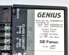 Genius GE Fanuc IC660BBA106 Input Block