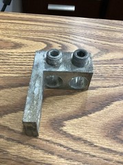Unbranded DCC C257 600MCM-2 2-Lug Aluminum Block USED
