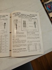 Vintage Honeywell MICRO SWITCH One-Shot Pushbutton Switch Assemblies Data SHEET