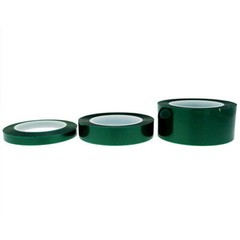 Green Polyester Tape PET High Temp Temperature Masking Tape width 5-100mm