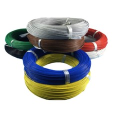 PTFE Cable Wire 12 14 16 18 20 22 24 26 28 AWG Flexible Tinned Copper Stranded