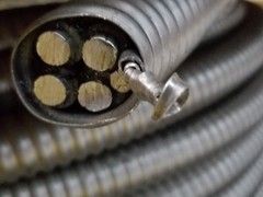 General Cable 1-1-1-1-4 Stabiloy MC Metal Clad AL XLPE Building Wire /5ft