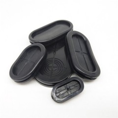 Oval Blanking Grommets Rubber Closed Blind Plug Bung Cable Wiring Protect Bushes