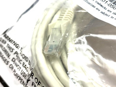 Tripp Lite N201-050-WH Cat6 Gigabit White Snagless Patch Cable RJ45 M to M 50ft