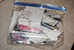 Mixed Lot of Electronic Parts – IC, Op-Amp, Diode, RF Amp, Capacitor, Chips, PCB