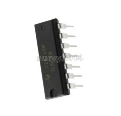 50PCS IC TL084 TL084CN ST OPAMP JFET 3MHZ QUAD 14DIP