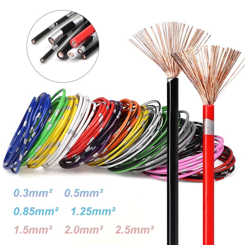 Car Wiring Auto Modification Electrical Wire 0.3~2.5mm² Automotive Cable Wire