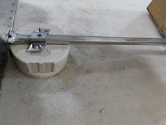 Allied Moulded 9364-16K Electrical Round Box Fiberglass Bar Hanger Light Fixture
