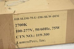 LumenPros LED High Bay Light 75W 2700K 100-277V HB-SLIM-75-U-150-HLW-DIM IP65