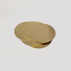 H62 Brass Circular Plate Metal Flat Foil Sheet Multiple Sizes Thickness 0.8-3mm