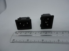 2 Pack AC Power Supply Electric Cable Connection Socket Port Jack 250V Computer