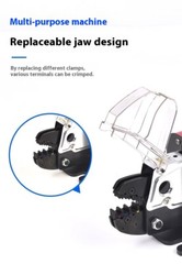 Pneumatic Cable Tubular Connector Four Side Terminal Crimping Machine