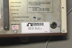 OMEGA ENGINEERING RD-1101 SINGLE CHANNEL 1mV to 5V INPUT FLATBED RECORDER