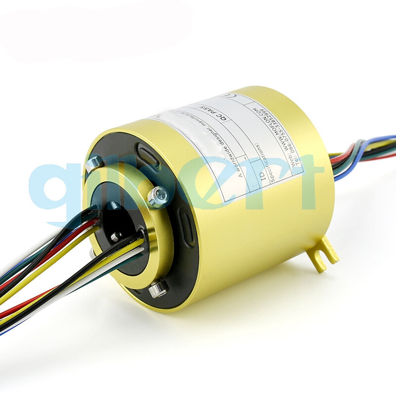 5-60mm Hole 6/12 Wire 250Rpm Aluminum Capsule Slip Ring Monitor Robotic Metal