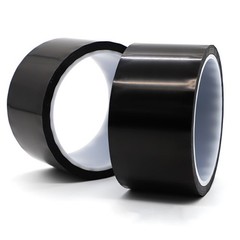 Black Kapton Polyimide Tape Heat Resistant Adhesive Insulation 3mm – 30mm Width
