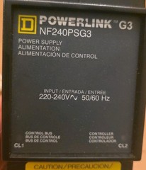 Powerlink G3 NF240PSG3L Power Supply 220-240VAC 24VDC