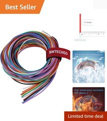 22 Gauge Silicone Wire Kit 10 Color Each 10 ft Flexible 22 AWG Stranded Tinne…