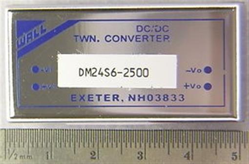 2 Wall DM24S6-2500 Series 18-36V Input 6V 2.5A Output 0DC to DC Converters