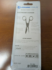 NEW Electrician’s Scissors Jonard Tools ES-1964, notch to strip 18-20 22-24 AWG