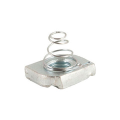Fastenal 48611, 1/2″-13 TPI, Zinc Plated Steel, Short Spring, Channel Nut, 1 pc