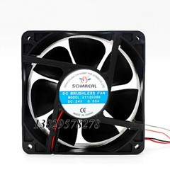 1pc new SOMREAL DC24V 0.55A XY12038B 12CM
